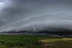 Shelf cloud Pano