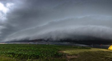 Shelf cloud Pano