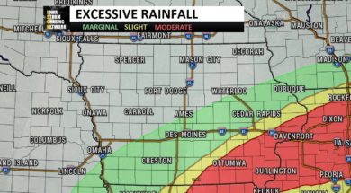 Iowa Excessive Rainfall outlook