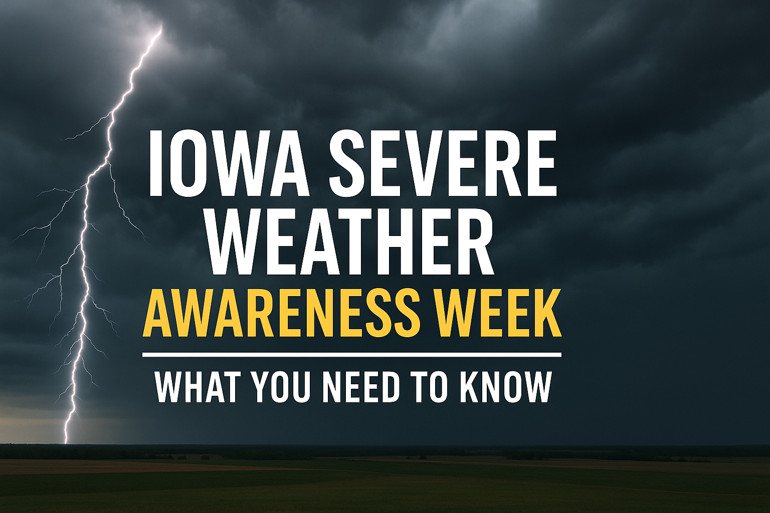 Iowa Severe Weather Awareness Week