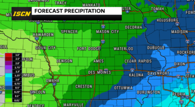 Iowa Rainfall Amounts