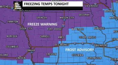 Freeze Warning