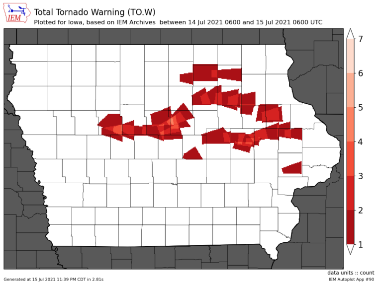 Iowa Tornado Outbreak Wednesday Ranks Top 3