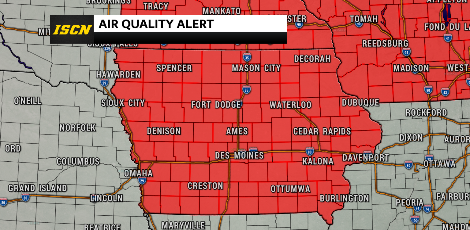 Canadian Wildfire Smoke Prompts Air Quality Alert for Iowa ISCN