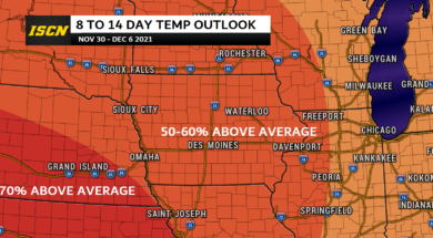 8 to 14 day temperature outlook