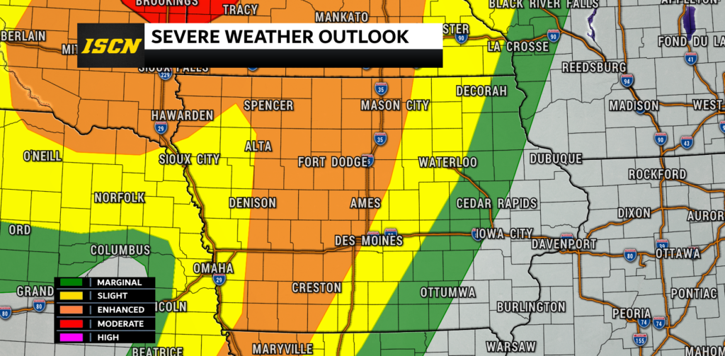 Severe Storms Possible on Memorial Day