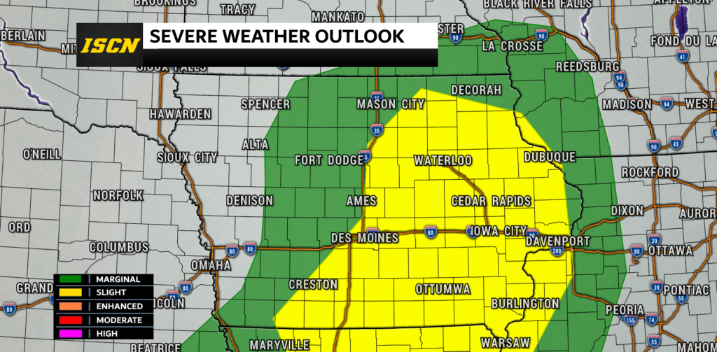 Scattered Severe Storms Possible Friday