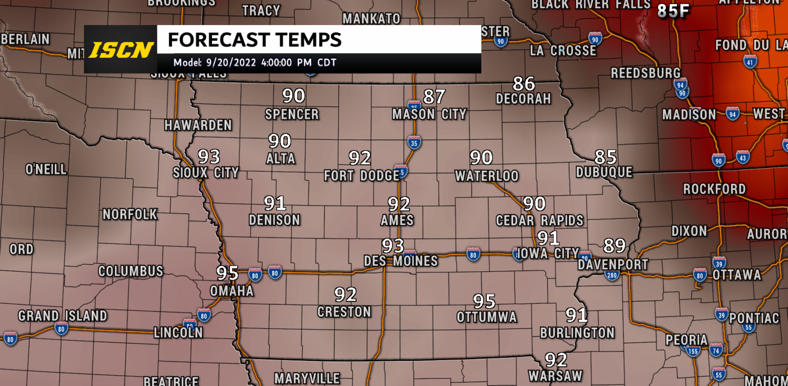 NearRecord High Temperatures Tuesday