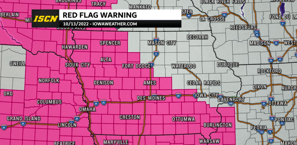 Iowa Red Flag Warning