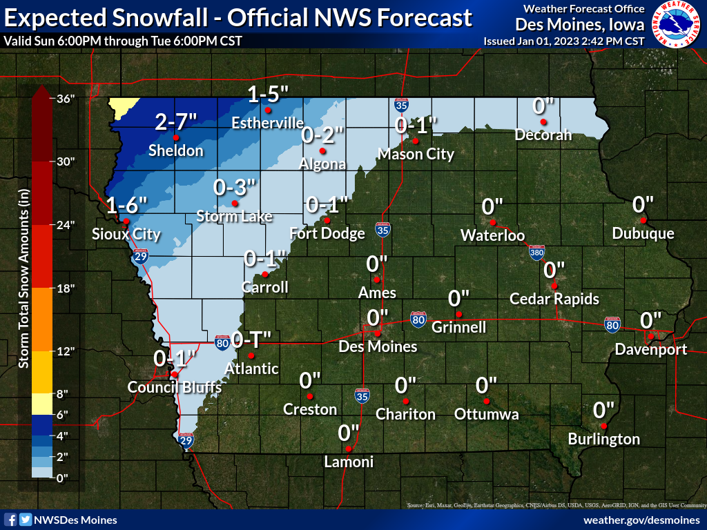 Ice Storm Warning Issued For Parts of Iowa
