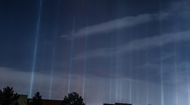 light pillars