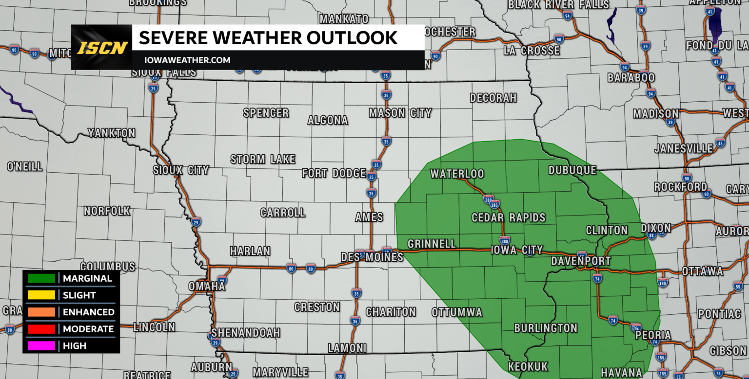 January Tornadoes in Iowa? Marginal Risk Issued