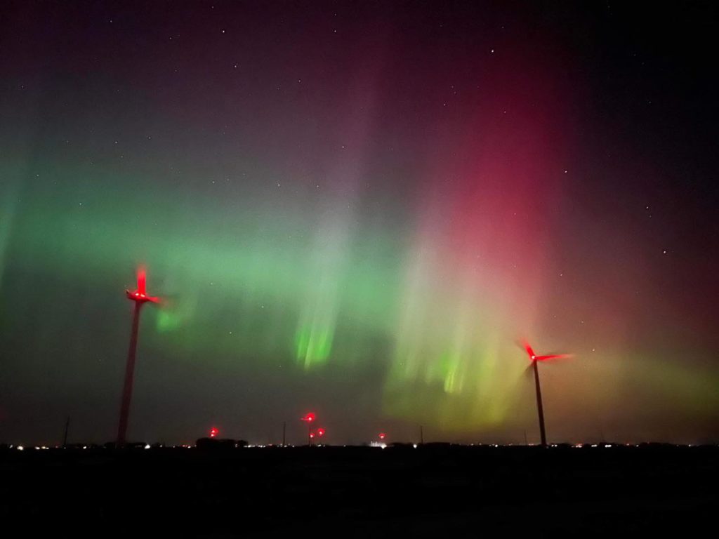 Northern lights viewed in NW Iowa