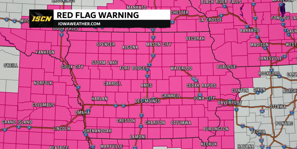 Iowa Red Flag Warning