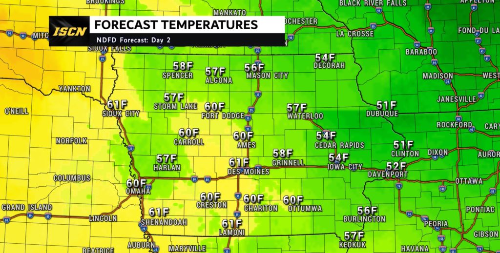 Iowa Weather Forecast Warm End to the Weekend Followed by Rain