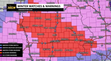 Iowa Blizzard Warning