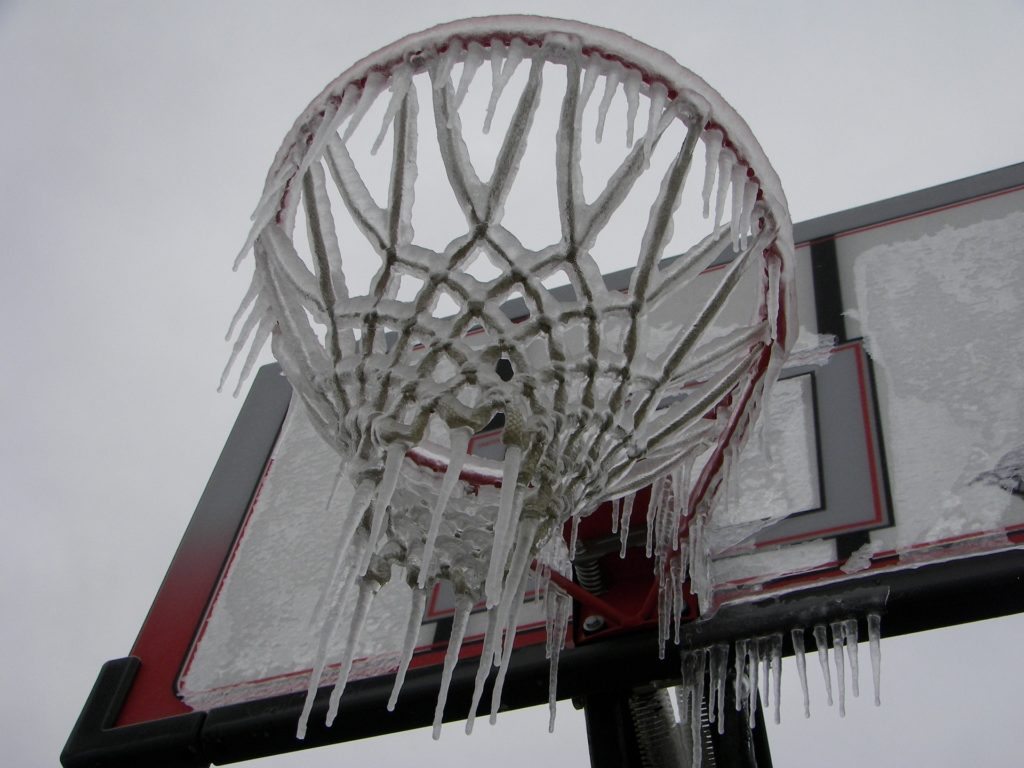 bad weather during state basketball