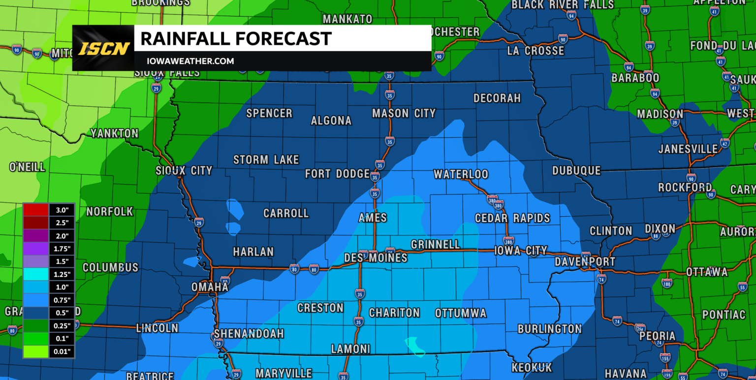 Widespread Rain Later This Week in Iowa?