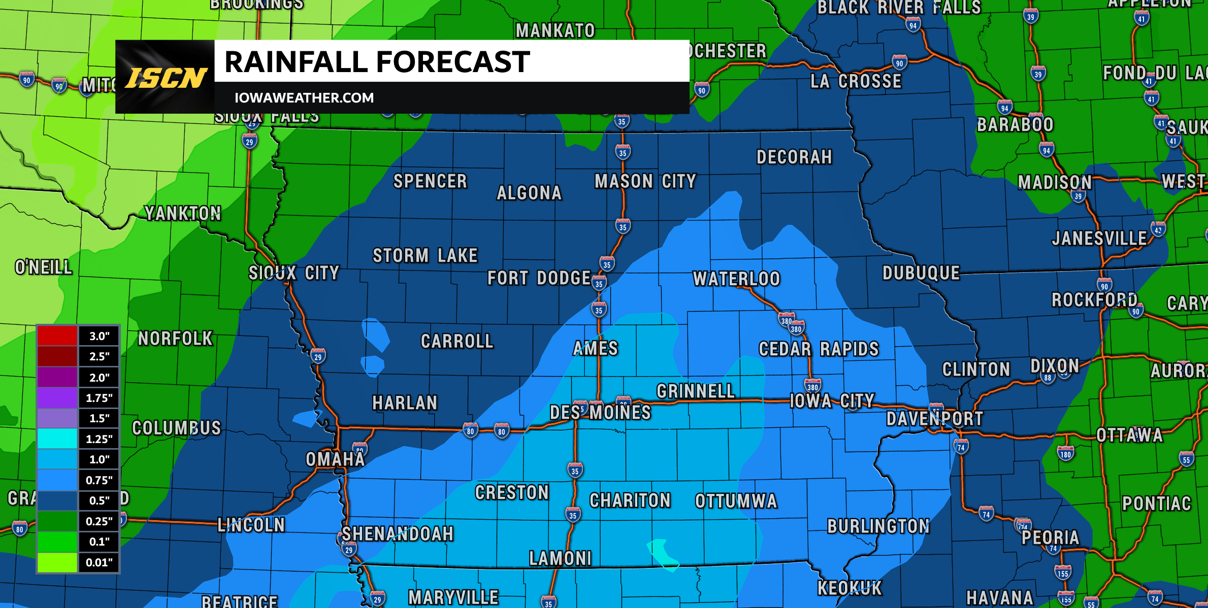 Widespread Rain Later This Week in Iowa?