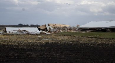 Tornado Damage in north-central Iowa