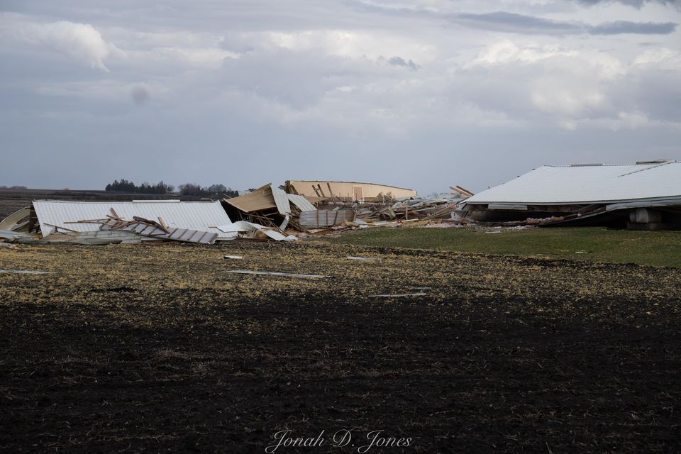 Tornado Damage in north-central Iowa