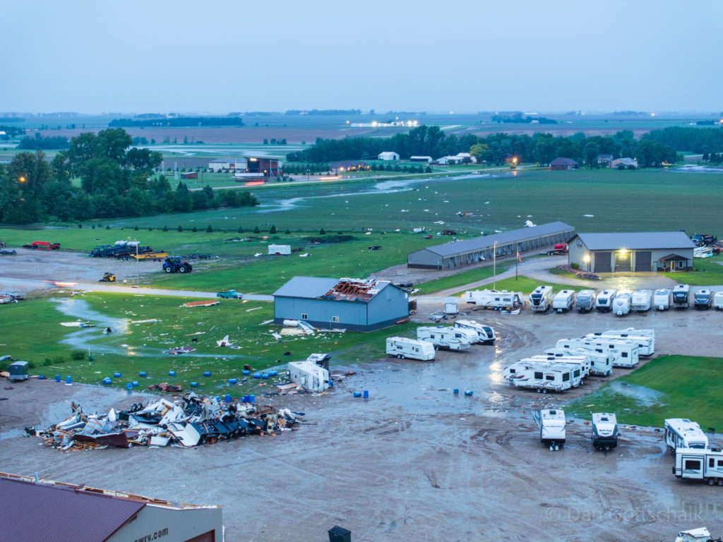 Sheldon Iowa Tornado Damage