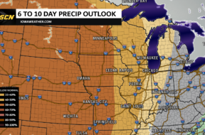 6 to 10 day precip outlook for Iowa NEW