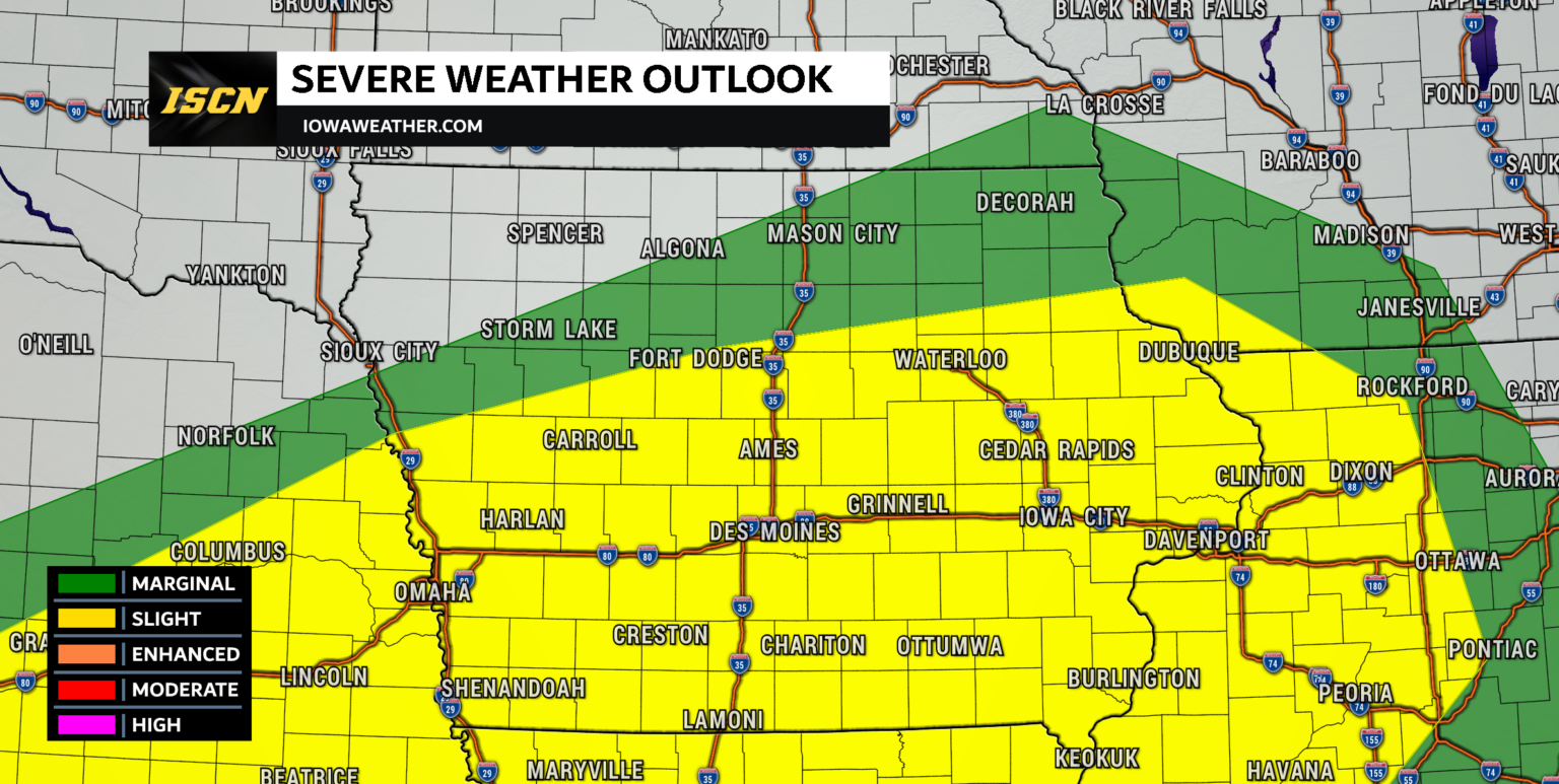 Severe Weather Threat Tuesday, April 1st, in Iowa - IowaWeather.com