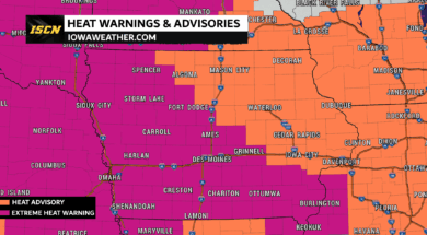Iowa Extreme Heat July 28