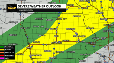 iowa severe weather outlook