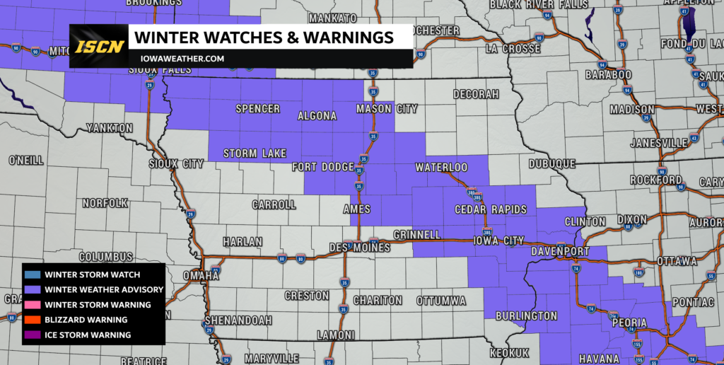 winter weather advisory - IowaWeather.com Iowa Winter Weather Advisory
