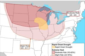 Climate Prediction Center Heat Hazard map