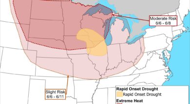 Climate Prediction Center Heat Hazard map
