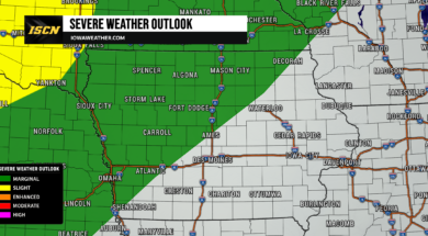 Iowa Severe Weather Outlook for Thursday