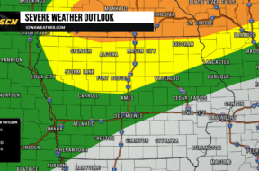 Wednesday Severe Weather Outlook for Iowa