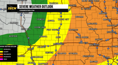 Wednesday Severe Weather Outlook in Iowa new