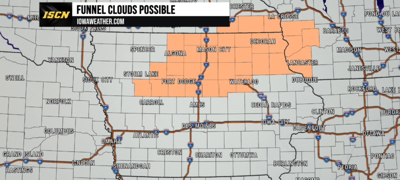 Iowa funnel clouds