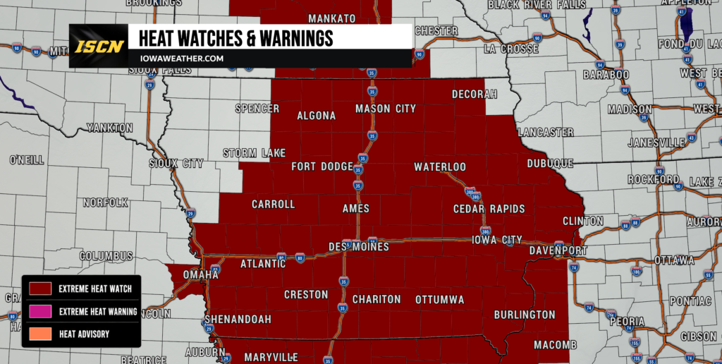Extreme Heat Watch Iowa