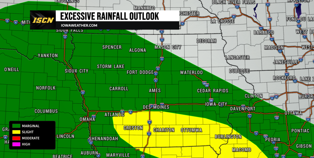 Excessive Rainfall Outlook Iowa Thursday - IowaWeather.com Excessive rainfall outlook for Iowa Thursday