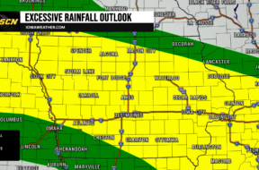 Excessive Rainfall Outlook for Iowa Wednesday