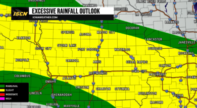 Excessive Rainfall Outlook for Iowa Wednesday