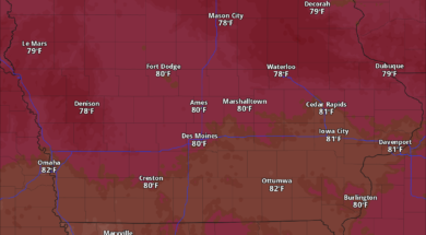 Forecast Highs Wednesday