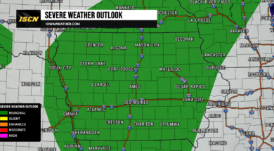 Friday Severe Weather Outlook for Iowa