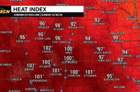 Heat Index Sunday