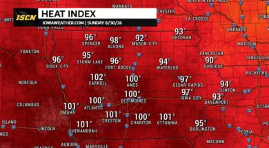 Heat Index Sunday