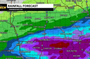 Iowa Rainfall Forecast