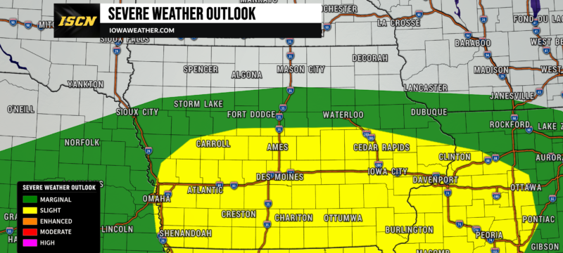 Iowa Severe Weather Outlook Friday