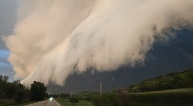 Muscatine Iowa Shelf Cloud