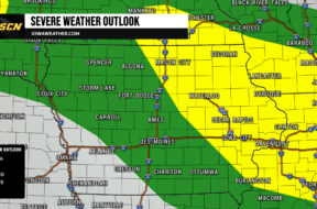 Severe Weather Outlook for Iowa Sunday
