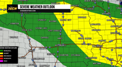Severe Weather Outlook for Iowa Sunday